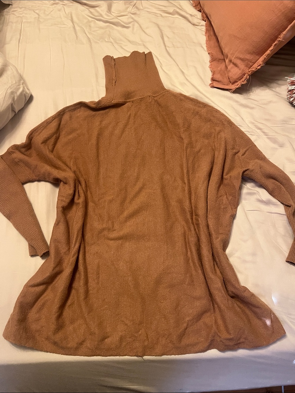 Women's Copper Turtleneck Sweater